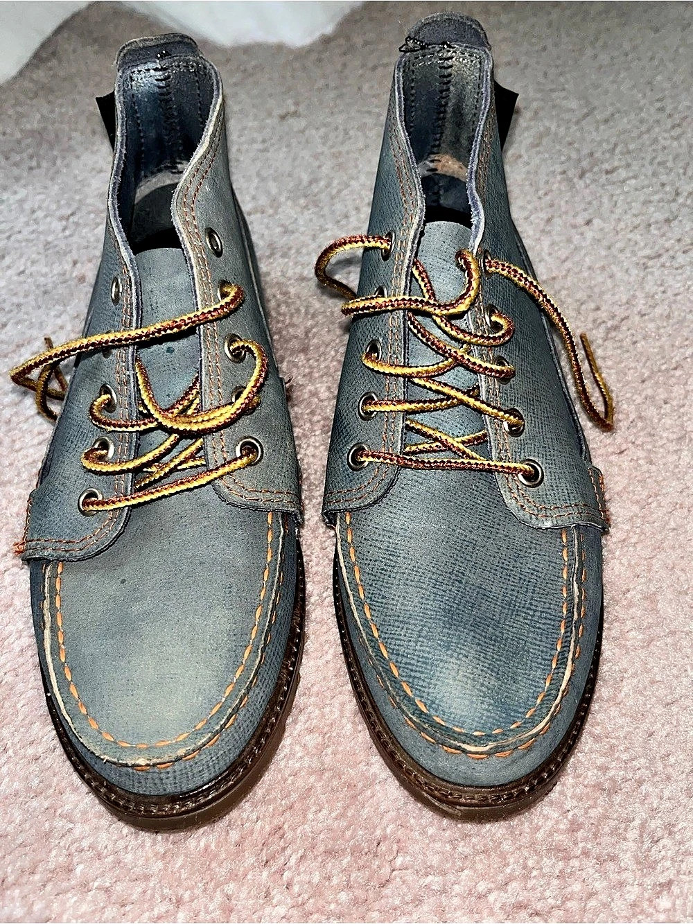 Eastland Seneca Camp Moc Chukka Boot Boat Shoes Blue & Brown US 8.5